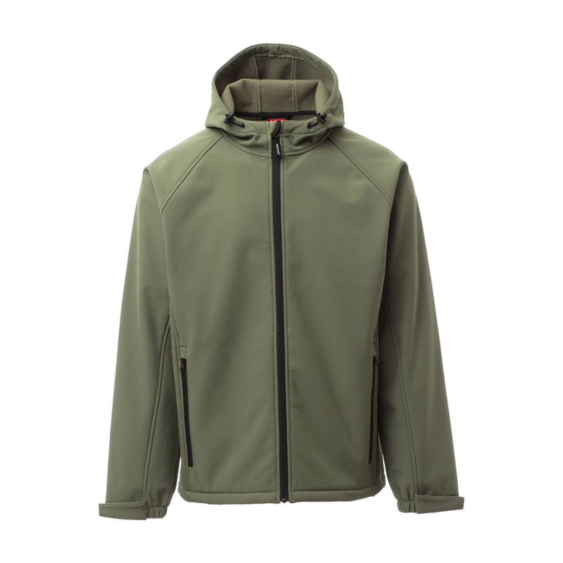 Carica immagine in Galleria Viewer, Giubbotto Uomo Invernale Lavoro Soft Shell con Cappuccio Impermeabile Personalizzabile Payper Gale
