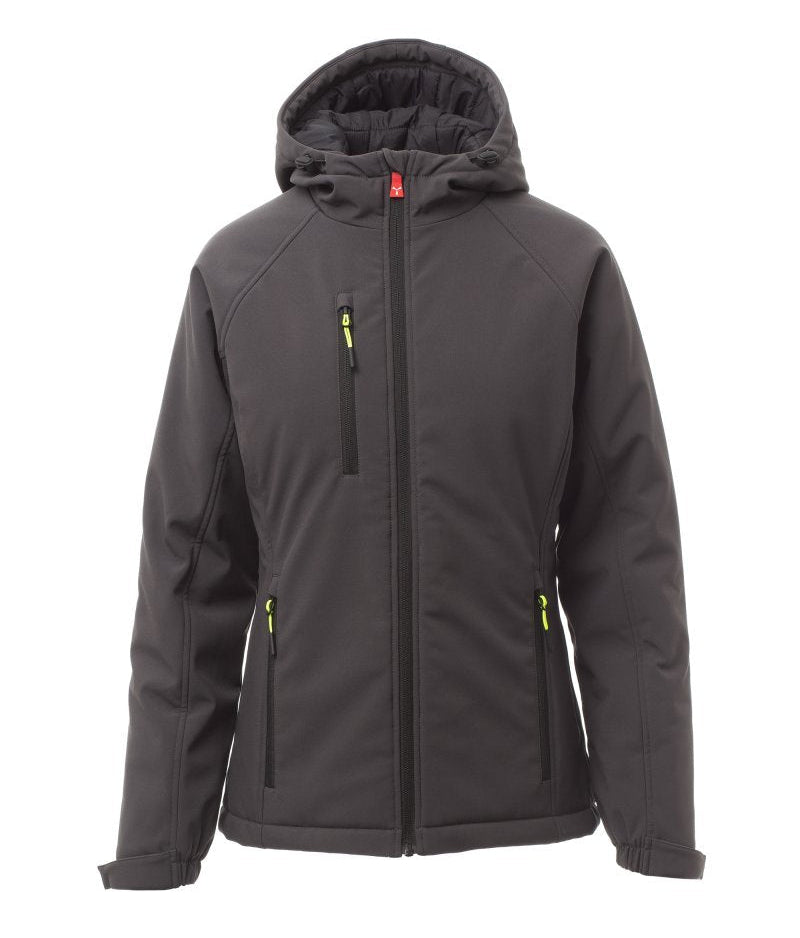 Carica immagine in Galleria Viewer, Giubbotto Soft-Shell Donna Invernale Cappuccio Payper Gale Pad Lady
