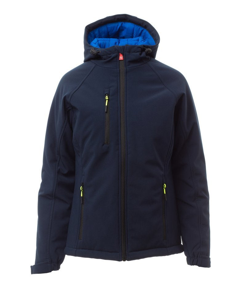 Carica immagine in Galleria Viewer, Giubbotto Soft-Shell Donna Invernale Cappuccio Payper Gale Pad Lady
