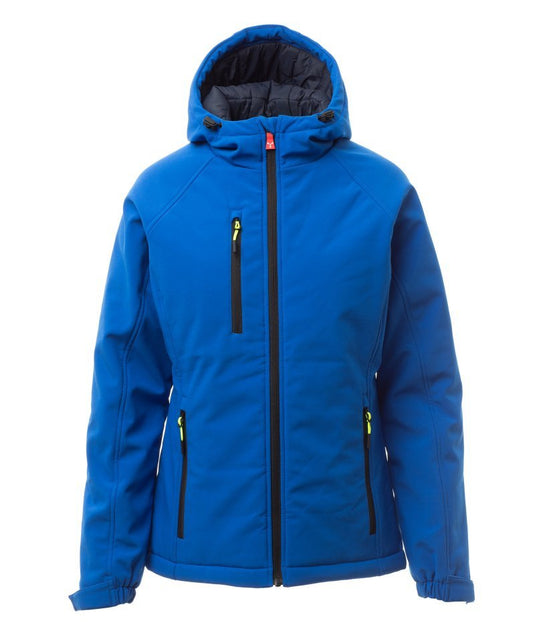 Giubbotto Soft-Shell Donna Invernale Cappuccio Payper Gale Pad Lady