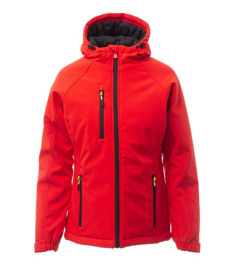 Carica immagine in Galleria Viewer, Giubbotto Soft-Shell Donna Invernale Cappuccio Payper Gale Pad Lady

