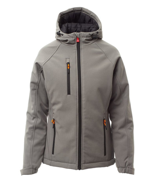 Giubbotto Soft-Shell Donna Invernale Cappuccio Payper Gale Pad Lady