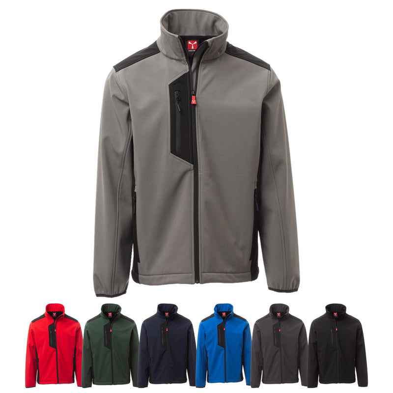 Carica immagine in Galleria Viewer, Giubbotto Giacca Soft Shell Impermeabile da lavoro Uomo Payper Galway Personalizzabile
