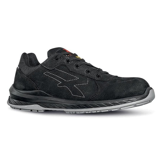 Scarpe antinfortunistiche S3S ESD pelle leggere metal free U-Power Gessato