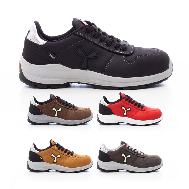 Carica immagine in Galleria Viewer, Scarpe antinfortunistiche donna basse pelle nabuk resistenti S3-NBK Payper Get Force Low LD
