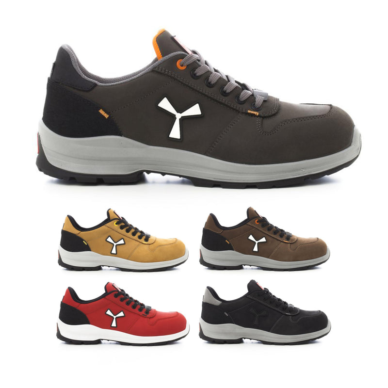 Carica immagine in Galleria Viewer, Scarpe antinfortunistiche uomo basse pelle nabuk resistenti S3-NBK Payper Get Force Low
