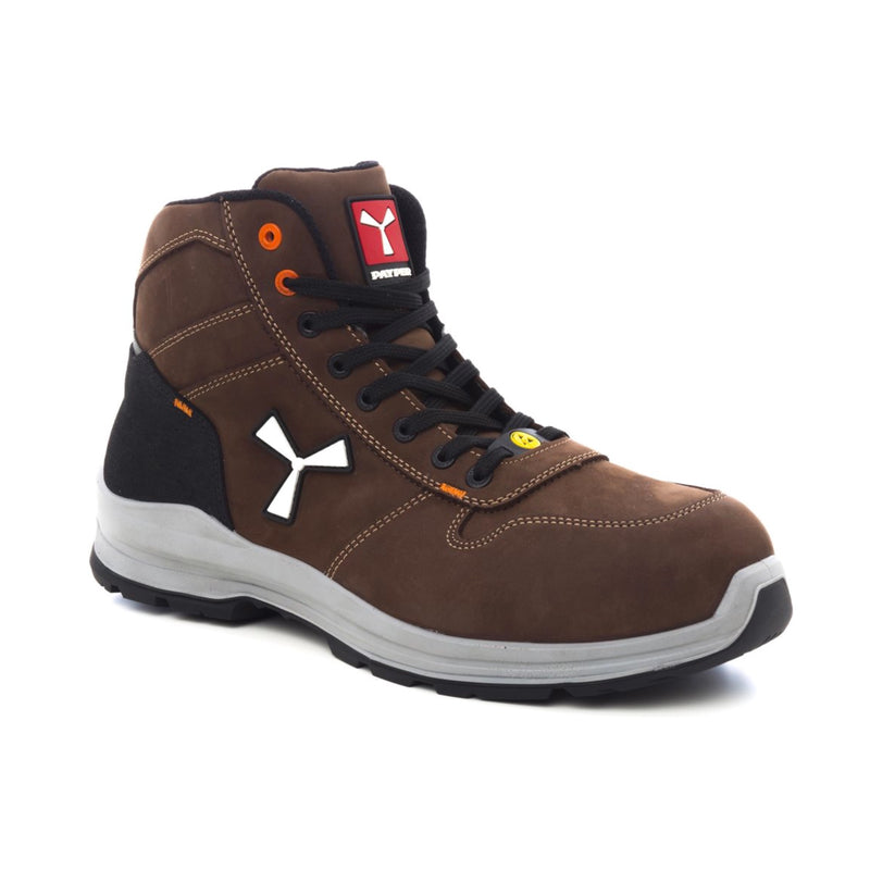Carica immagine in Galleria Viewer, Scarpe antinfortunistiche Donna alte pelle nabuk resistenti S3-NBK Payper Get Force Mid LD
