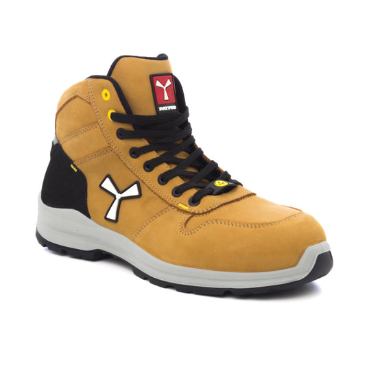 Scarpe antinfortunistiche Donna alte pelle nabuk resistenti S3-NBK Payper Get Force Mid LD