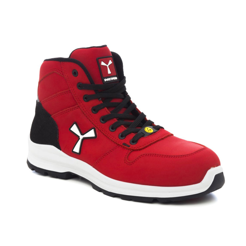 Carica immagine in Galleria Viewer, Scarpe antinfortunistiche Donna alte pelle nabuk resistenti S3-NBK Payper Get Force Mid LD
