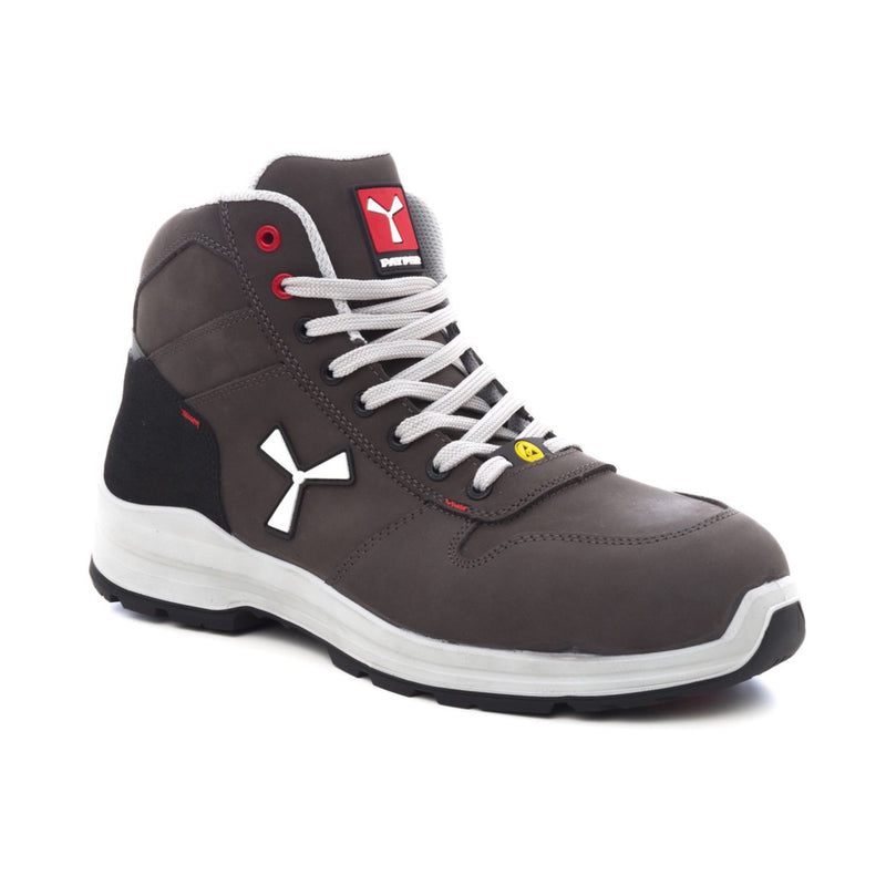 Carica immagine in Galleria Viewer, Scarpe antinfortunistiche Donna alte pelle nabuk resistenti S3-NBK Payper Get Force Mid LD
