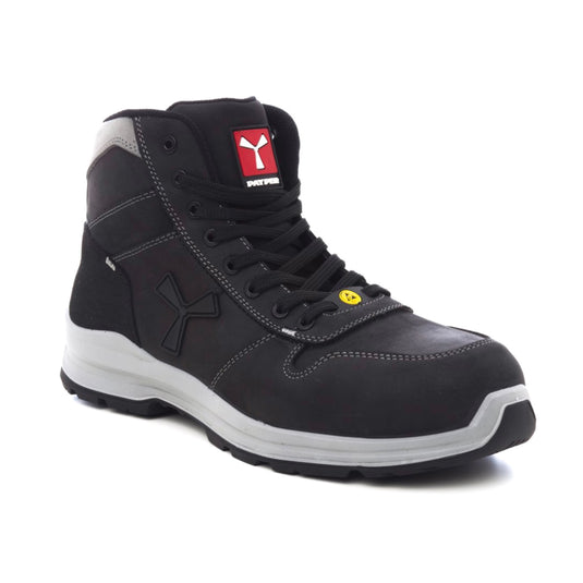 Scarpe antinfortunistiche uomo alte pelle nabuk resistenti S3-NBK Payper Get Force Mid