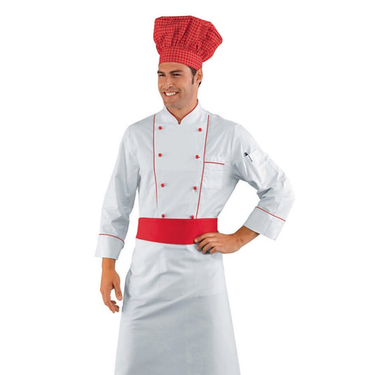 Giacca Cuoco Profilata Unisex Manica Lunga Isacco