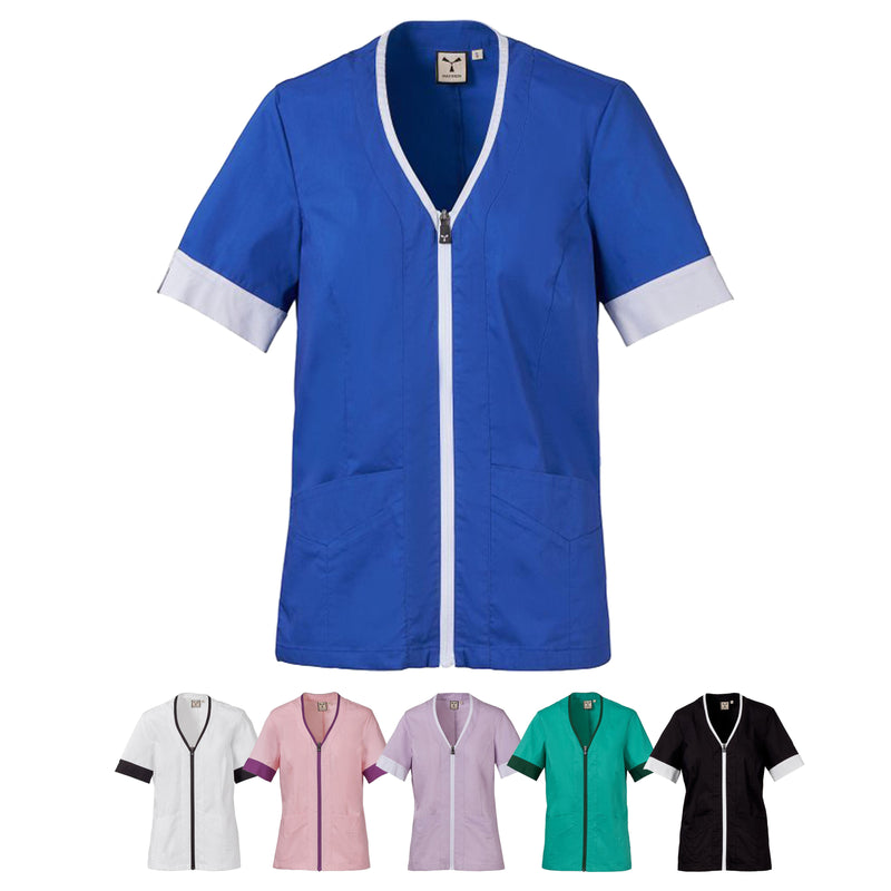 Carica immagine in Galleria Viewer, Casacca Sanitaria Donna con Zip Personalizzabile Payper Giada Lady
