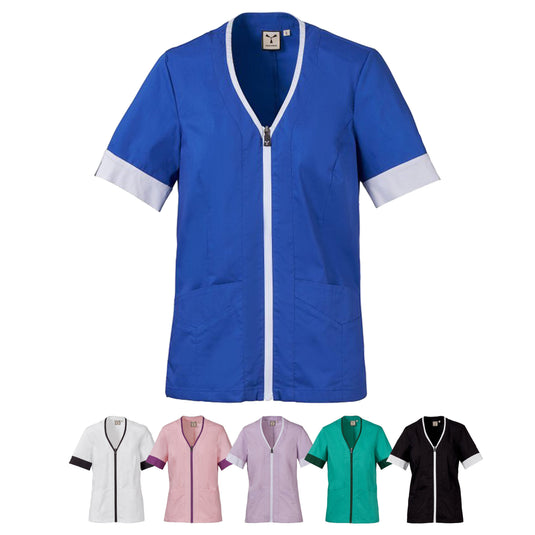 Casacca Sanitaria Donna con Zip Personalizzabile Payper Giada Lady