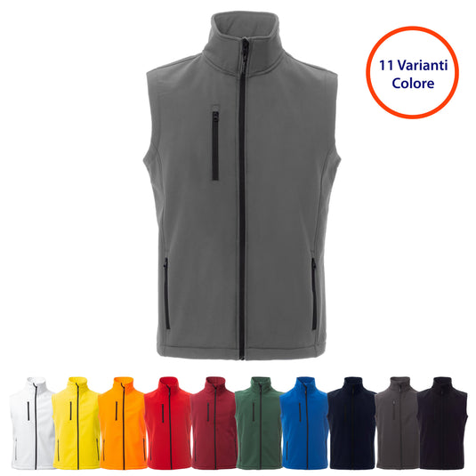 Smanicato da lavoro Gilet Uomo Pesca Caccia Soft-Shell Payper Glasgow
