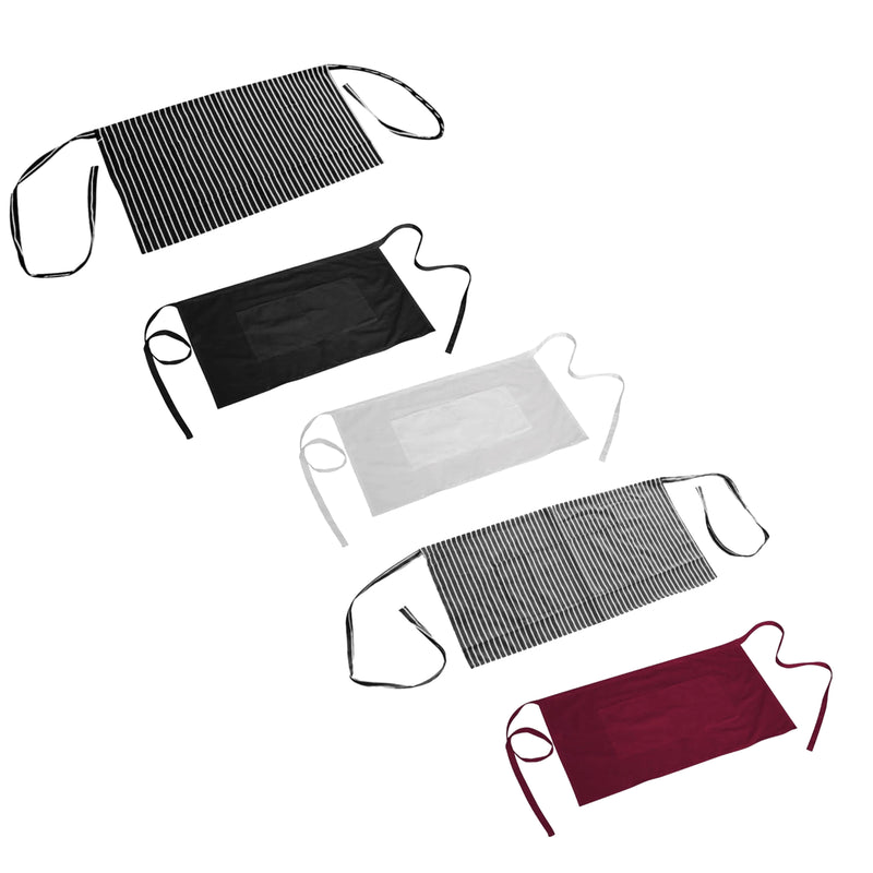 Carica immagine in Galleria Viewer, Grembiule Unisex Corto Victory Regolabile con Tasche per Sala Bar Ristorazione
