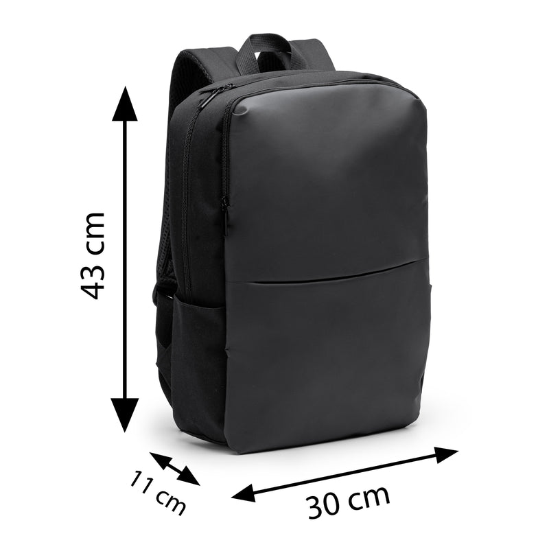 Carica immagine in Galleria Viewer, Zaino Minimal in RPET e Pelle PU Porta PC 15" 14 Litri STAMINA GRINDEL MO1355
