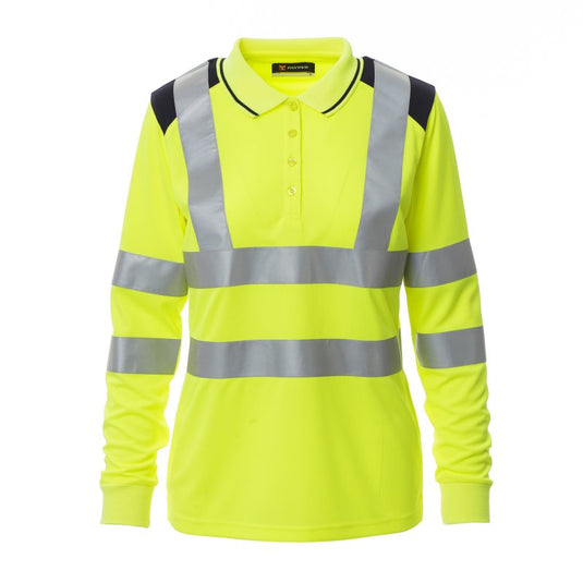 Polo Donna Alta Visibilità Manica Lunga Payper Guard+ Winter Lady