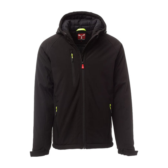 Giubbotto Uomo Invernale Soft Shell con Cappuccio Payper Gale Pad