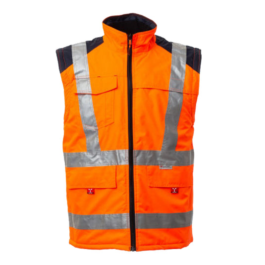Parka 4in1 Alta Visibilità da Lavoro Cappuccio Invernale Payper Hisafe