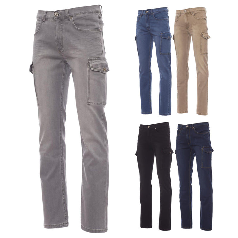 Carica immagine in Galleria Viewer, Pantalone Uomo Jeans Stretch Multitasche Slim con Lock System Payper Hummer
