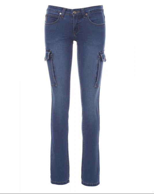 Pantalone Jeans Donna Stretch Multitasche Slim Payper Hummer Lady