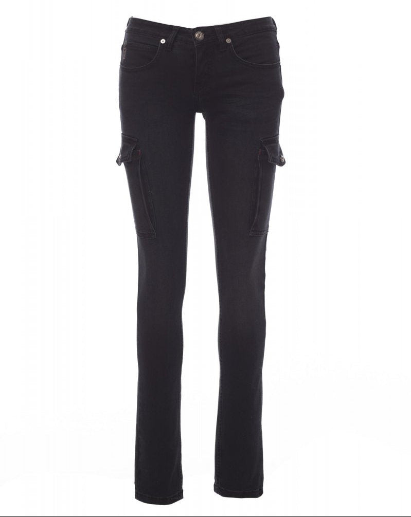 Carica immagine in Galleria Viewer, Pantalone Jeans Donna Stretch Multitasche Slim Payper Hummer Lady
