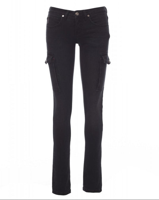 Pantalone Jeans Donna Stretch Multitasche Slim Payper Hummer Lady