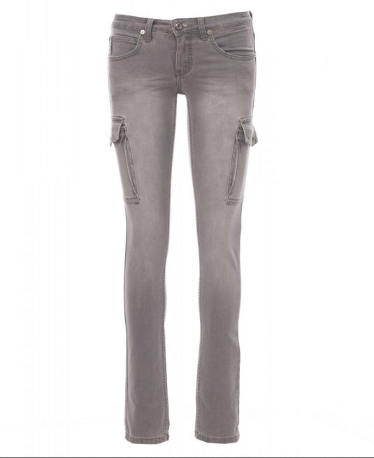 Pantalone Jeans Donna Stretch Multitasche Slim Payper Hummer Lady