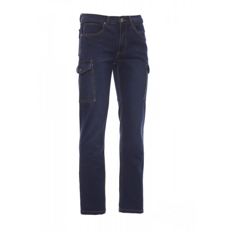 Carica immagine in Galleria Viewer, Pantalone TAGLIA-50 Jeans Stretch Multitasche Slim Payper Hummer Deep Blue Outlet
