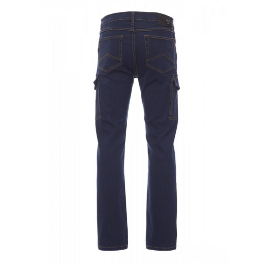Pantalone TAGLIA-50 Jeans Stretch Multitasche Slim Payper Hummer Deep Blue Outlet