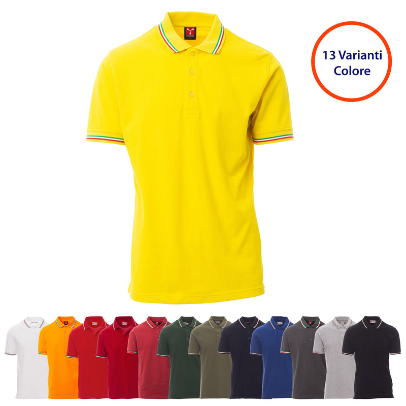 Carica immagine in Galleria Viewer, Polo Unisex Tricolore Payper Italia
