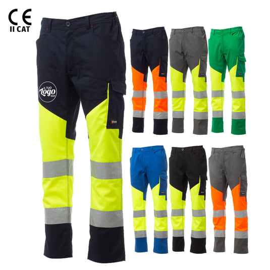 Kit Payper Hi-Vis Working Summer 2 Pezzi - Pantalone e T-Shirt o Polo Alta Visibilità a Scelta