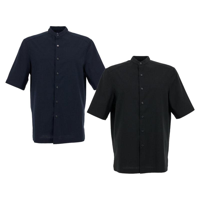 Carica immagine in Galleria Viewer, Camicia Elasticizzata Misto Lino Coreana Payper Lagoon
