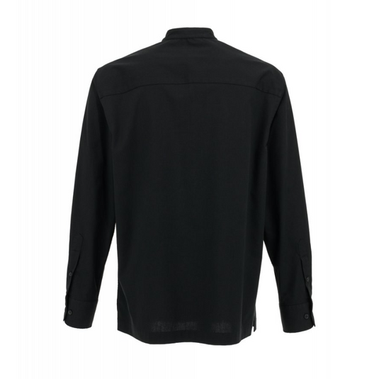 Camicia Elasticizzata Misto Lino Coreana Manica Lunga Payper Lagoon Long