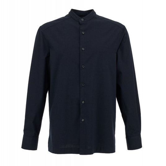 Camicia Elasticizzata Misto Lino Coreana Manica Lunga Payper Lagoon Long