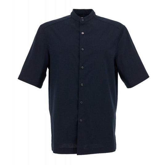 Camicia Elasticizzata Misto Lino Coreana Payper Lagoon