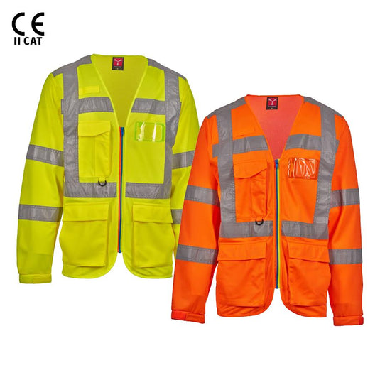Gilet Alta Visibilità Maniche Lunghe Personalizzabile Payper Long Exo