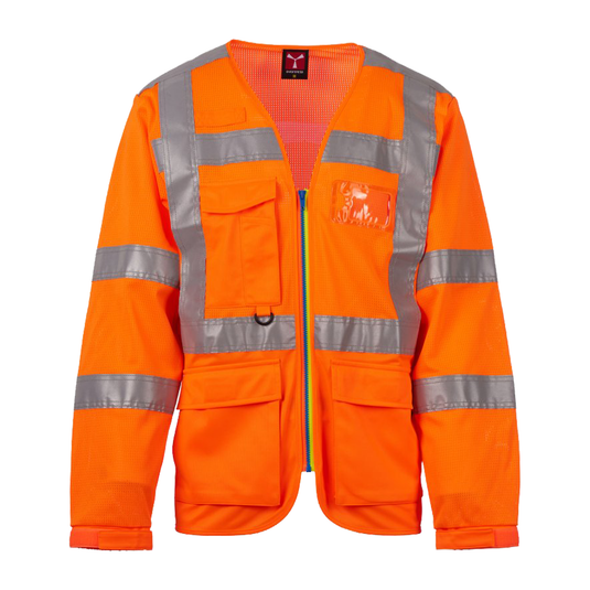 Gilet Alta Visibilità Maniche Lunghe Unisex Payper Long Exo Mesh