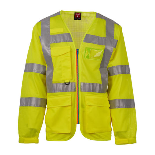 Gilet Alta Visibilità Maniche Lunghe Unisex Payper Long Exo Mesh