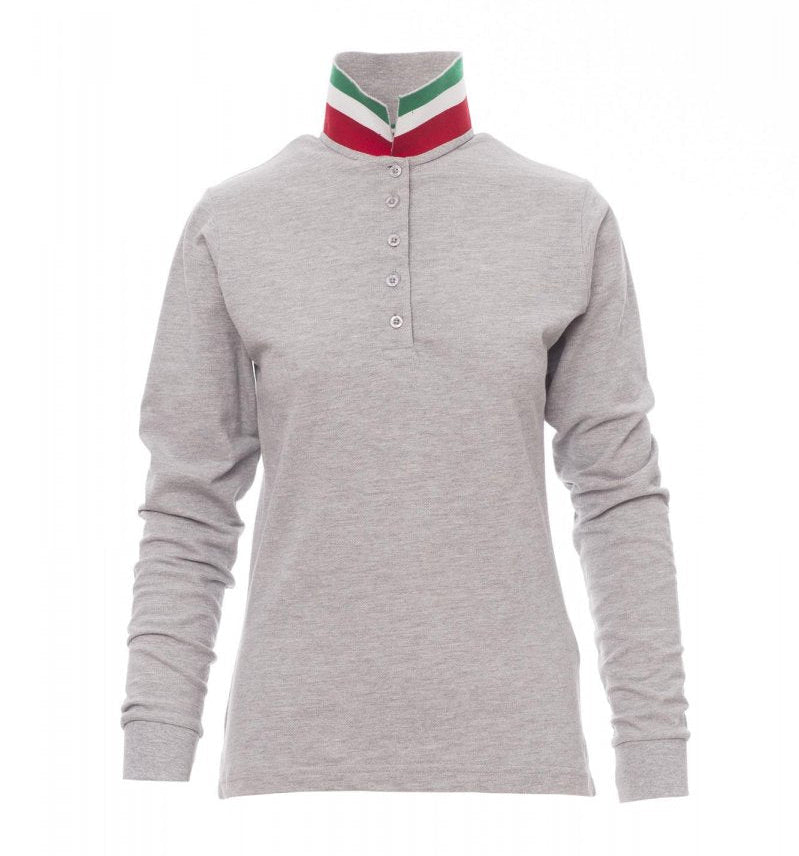 Carica immagine in Galleria Viewer, Polo Donna Manica Lunga Payper Long Nation Lady
