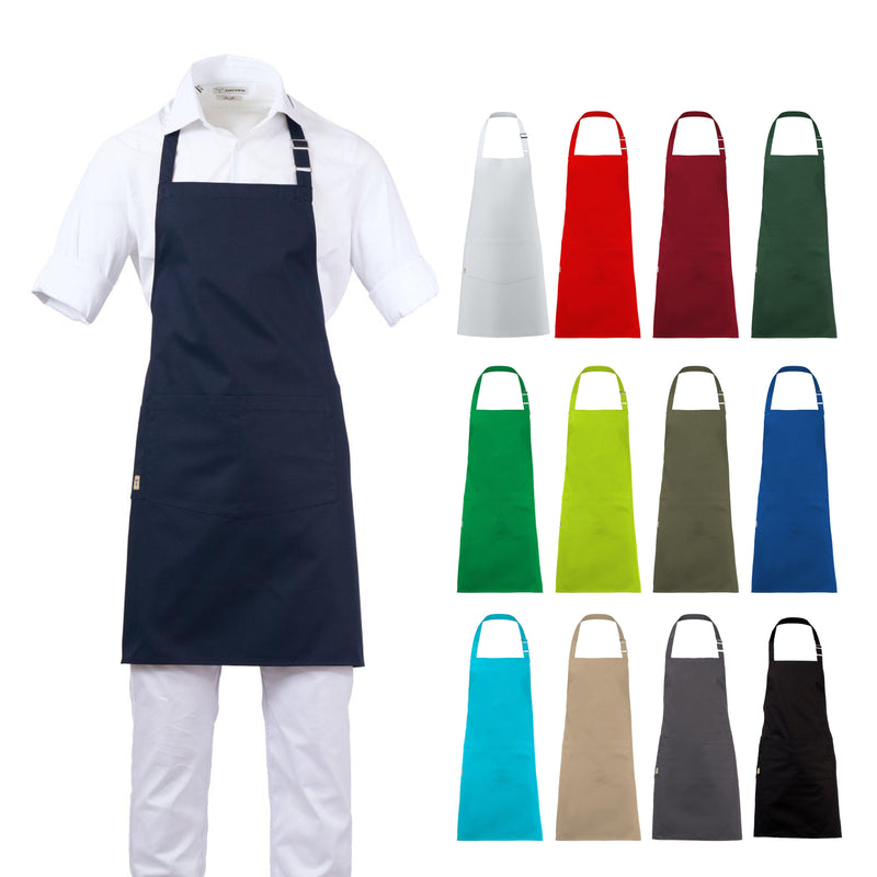 Carica immagine in Galleria Viewer, Grembiule unisex con pettorina regolabile tasca doppia Taglia Unica Personalizzabile Payper Maison
