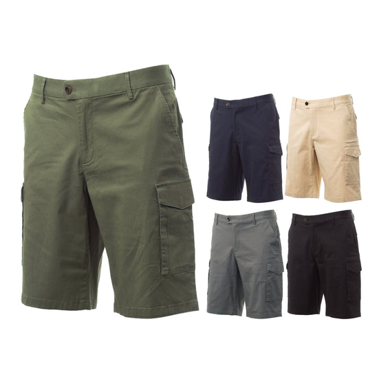 Bermuda da Uomo Multitasche in Cotone Stretch Payper Major Shorts