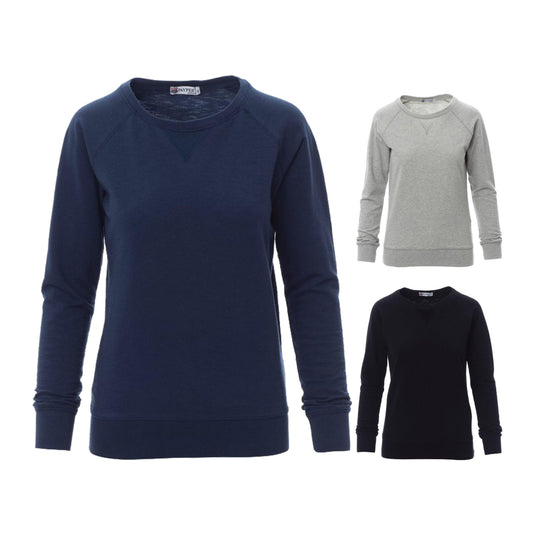 Felpa Donna Girocollo French Terry Manica Raglan Payper Malibu+ Lady