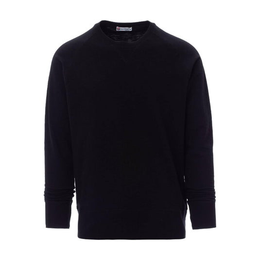 Felpa TAGLIA-XL Girocollo French Terry Manica Raglan Payper Malibu+ Nero Outlet