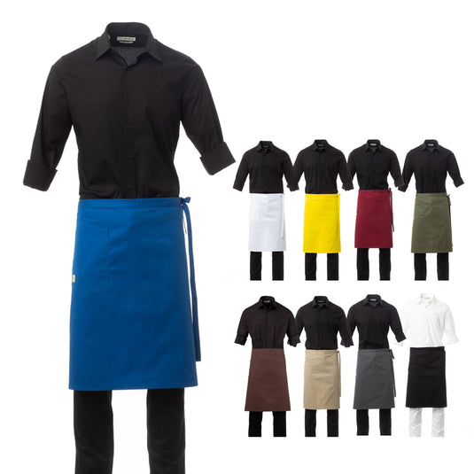 Grembiule unisex alla francese corto con tasca laterale Taglia Unica Personalizzabile Payper Market