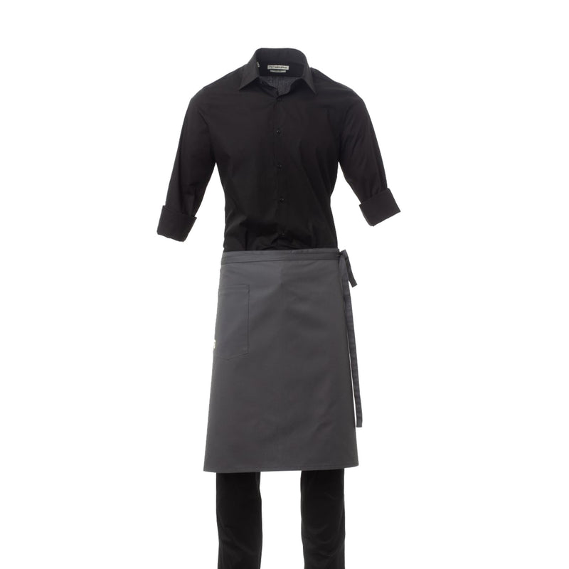 Carica immagine in Galleria Viewer, Grembiule unisex alla francese corto con tasca laterale Taglia Unica Personalizzabile Payper Market
