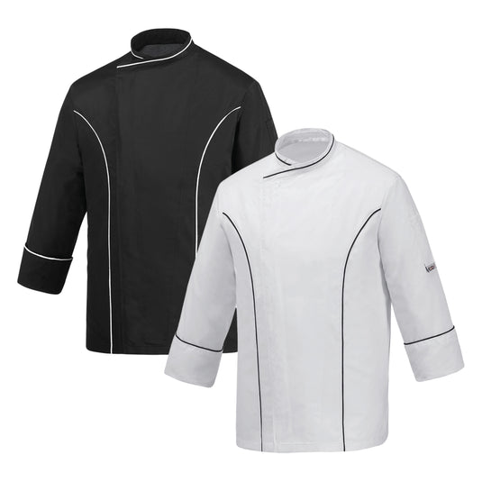 Giacca da Cuoco Unisex Manica Lunga Egochef Master Microfibra