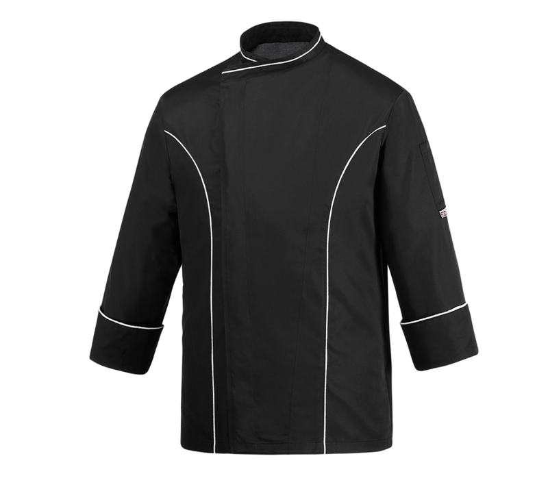Carica immagine in Galleria Viewer, Giacca da Cuoco Unisex Manica Lunga Egochef Master Microfibra
