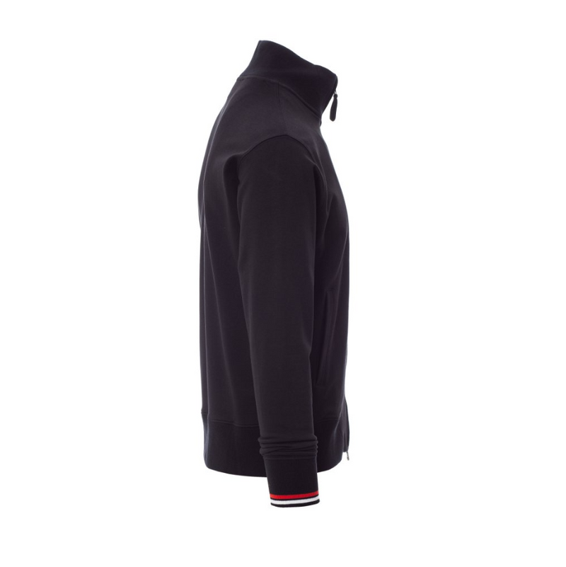 Carica immagine in Galleria Viewer, Felpa da Uomo TAGLIA-L Zip Intera in Cotone Stretch French Terry Payper Maverick 2.0 Nero Outlet

